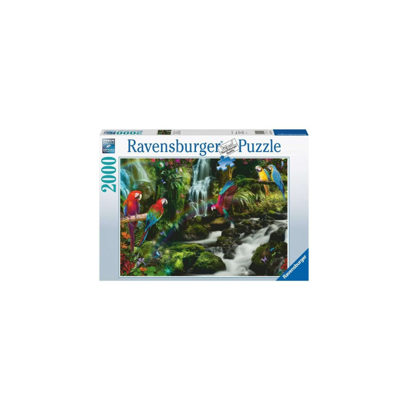Ravensburger Puzzle: Bunte Papageien im Dschungel (2000 Teile)
