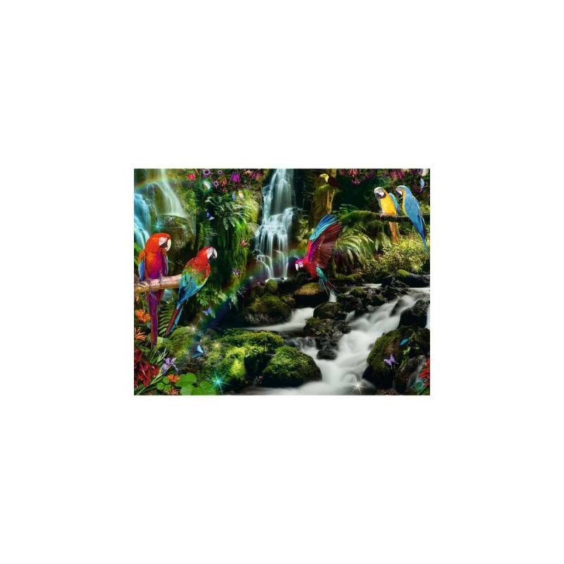 Ravensburger Puzzle: Bunte Papageien im Dschungel (2000 Teile)