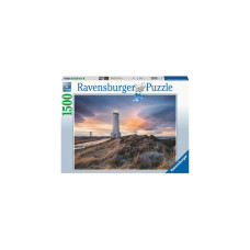 Ravensburger Puzzle: Magische Stimmung über dem Leuchtturm von Akranes, Island (1500 Teile)