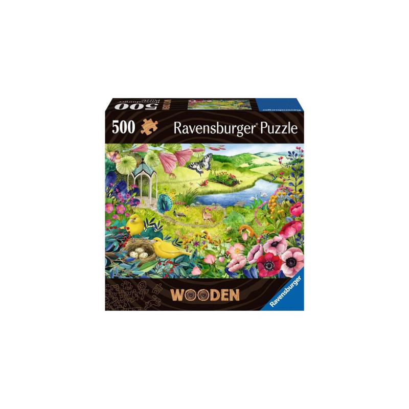 Ravensburger Wooden Puzzle Wilder Garten(505 Teile)