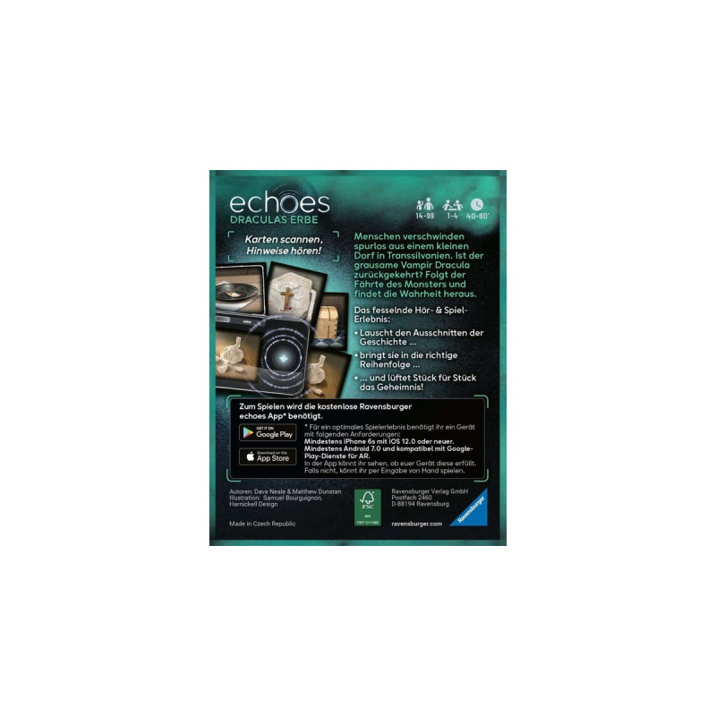 Ravensburger echoes Draculas Erbe, Gesellschaftsspiel