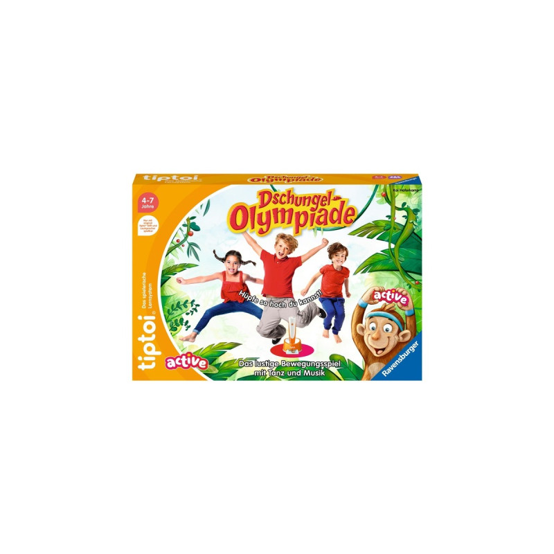 Ravensburger tiptoi ACTIVE Dschungel-Olympiade, Brettspiel