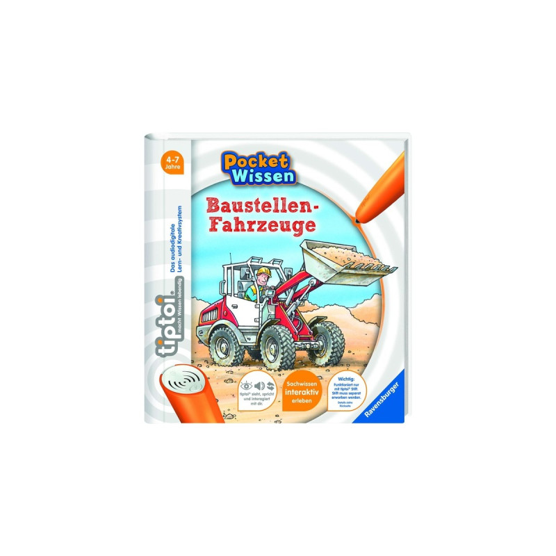 Ravensburger tiptoi Baustellenfahrzeuge, Lernbuch