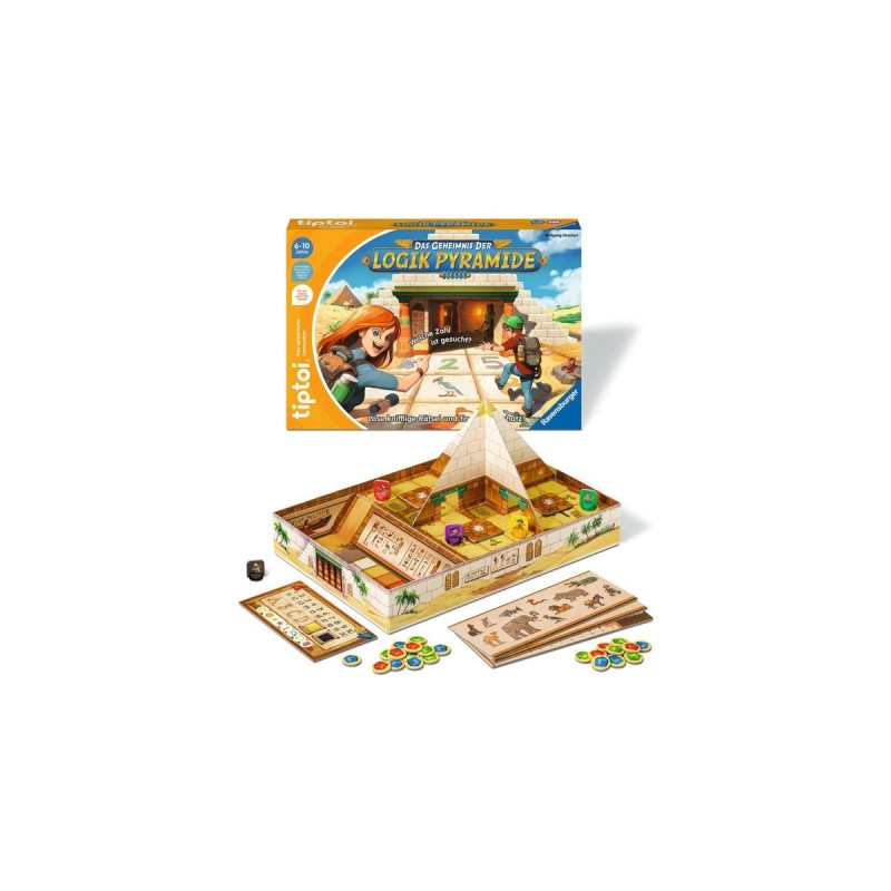Ravensburger tiptoi Das Geheimnis der Logik-Pyramide, Brettspiel