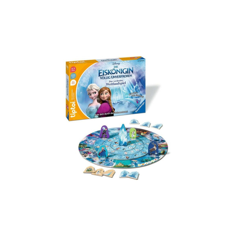 Ravensburger tiptoi Die Eiskönigin - Völlig unverfroren: Das verdrehte Wettlaufspiel, Brettspiel
