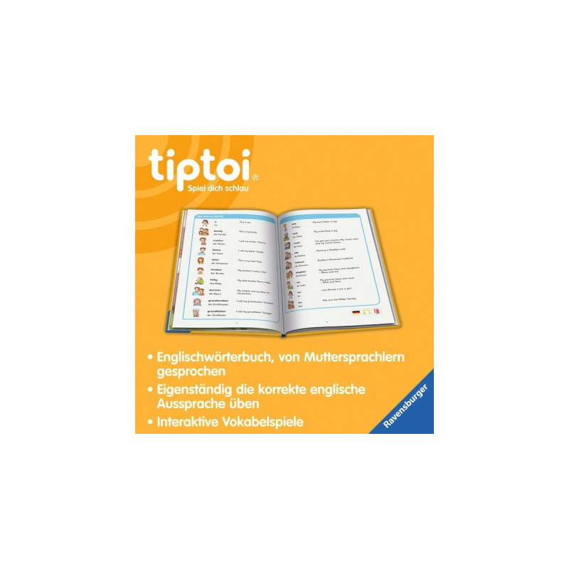 Ravensburger tiptoi Grundschulwörterbuch Englisch, Lernbuch