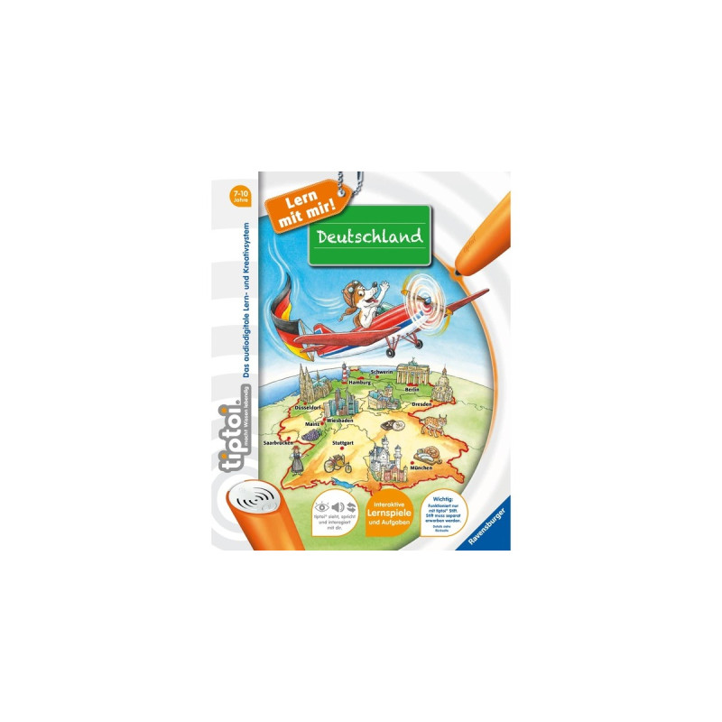 Ravensburger tiptoi Lern mit mir! Deutschland, Lernbuch