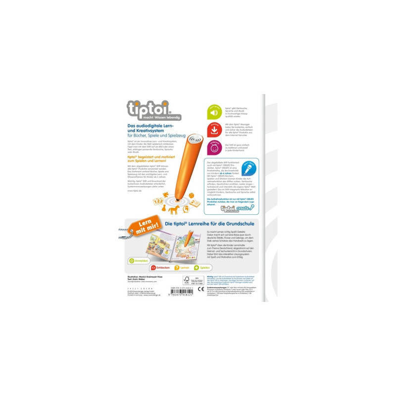 Ravensburger tiptoi Lern mit mir! Deutschland, Lernbuch