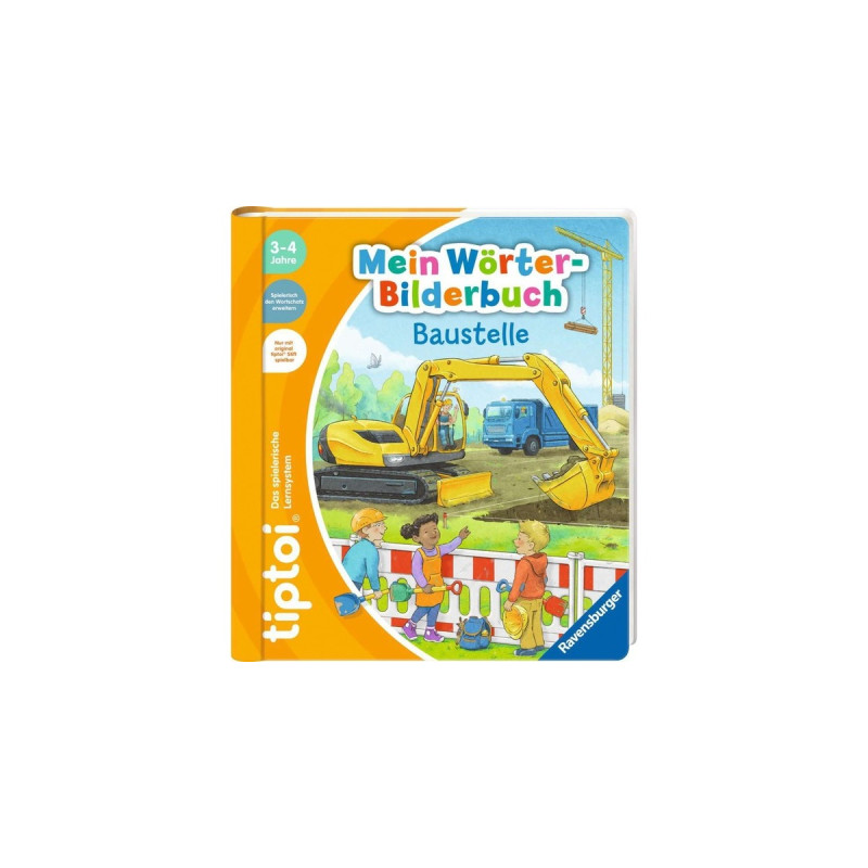 Ravensburger tiptoi Mein Wörter-Bilderbuch: Baustelle, Lernbuch