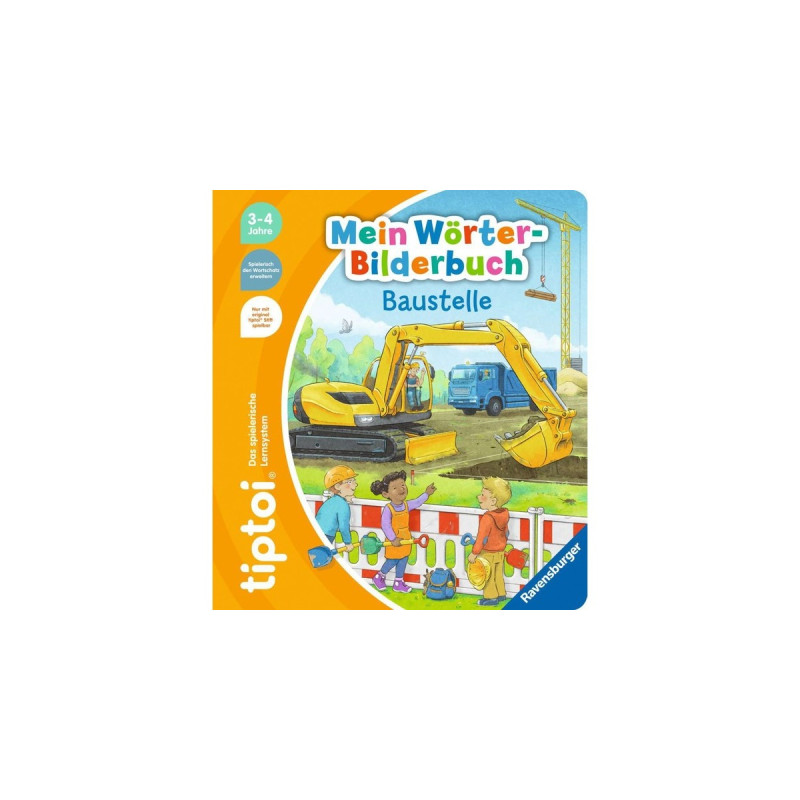 Ravensburger tiptoi Mein Wörter-Bilderbuch: Baustelle, Lernbuch