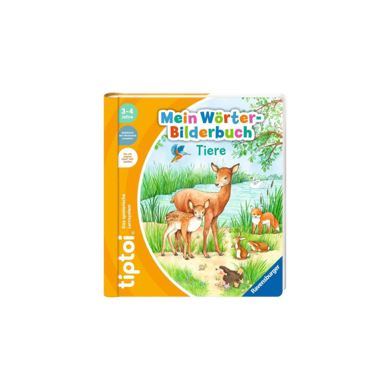 Ravensburger tiptoi Mein Wörter-Bilderbuch: Tiere, Lernbuch