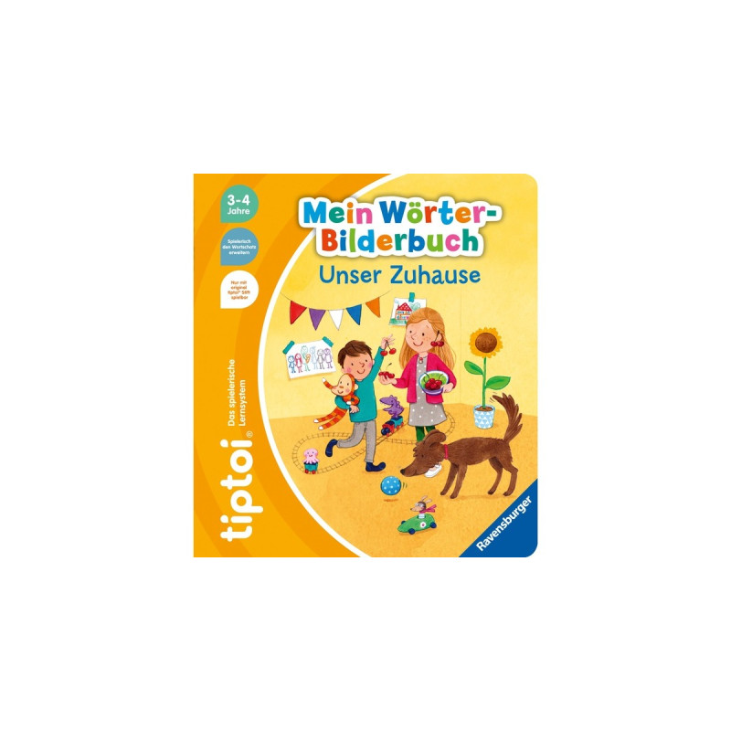 Ravensburger tiptoi Mein Wörter-Bilderbuch: Unser Zuhause, Lernbuch