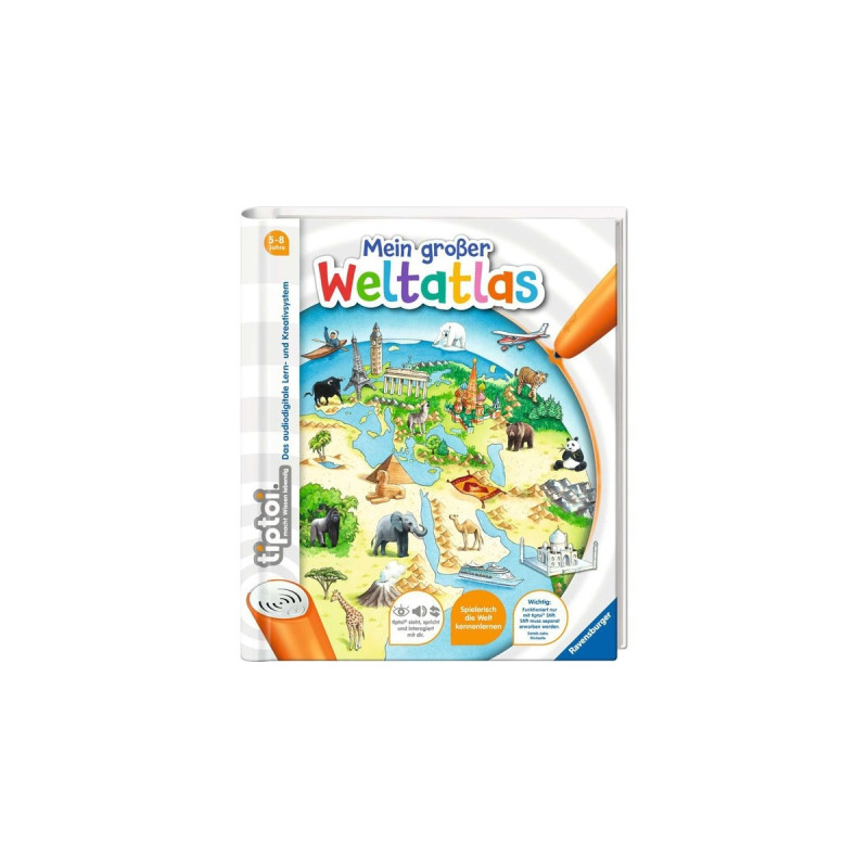 Ravensburger tiptoi Mein großer Weltatlas, Lernbuch