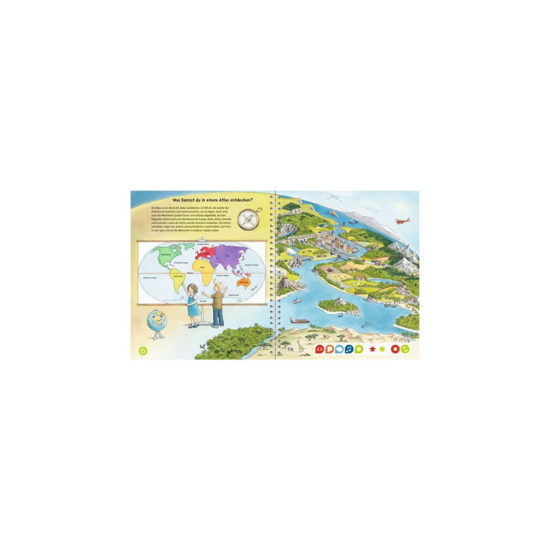 Ravensburger tiptoi Mein großer Weltatlas, Lernbuch