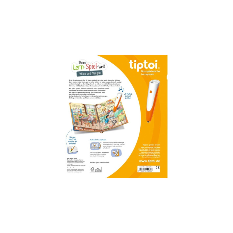 Ravensburger tiptoi Meine Lern-Spiel-Welt: Zahlen und Mengen, Lernbuch