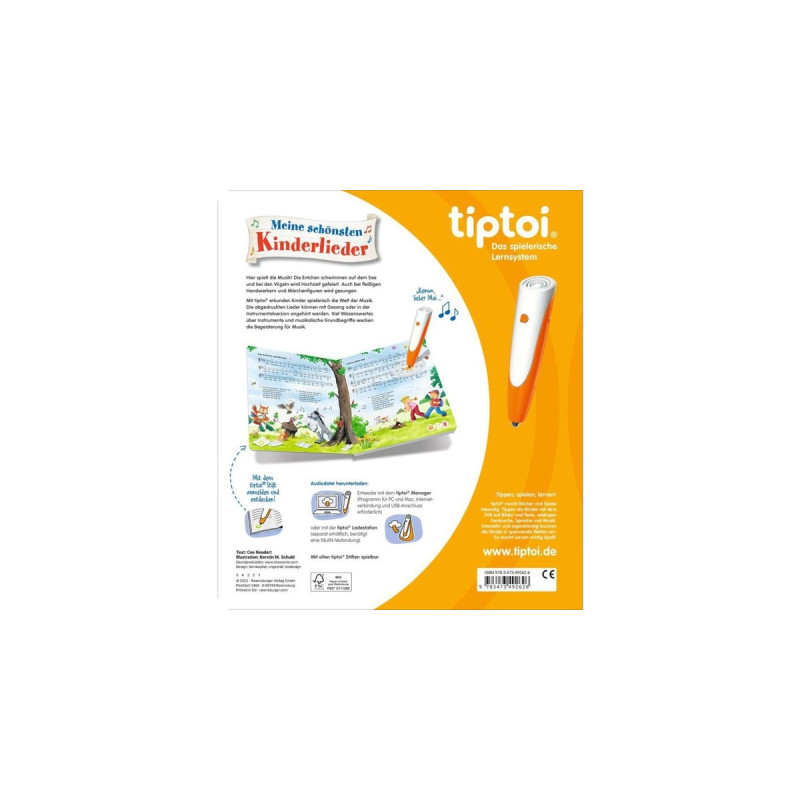 Ravensburger tiptoi Meine schönsten Kinderlieder, Lernbuch