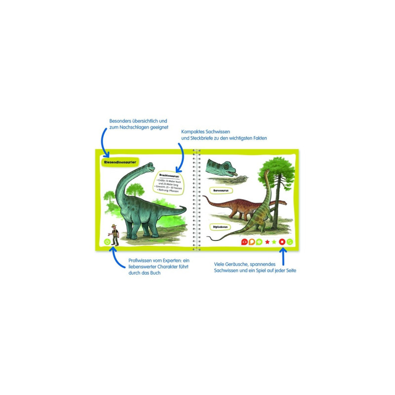 Ravensburger tiptoi Pocket Wissen: Dinosaurier, Lernbuch