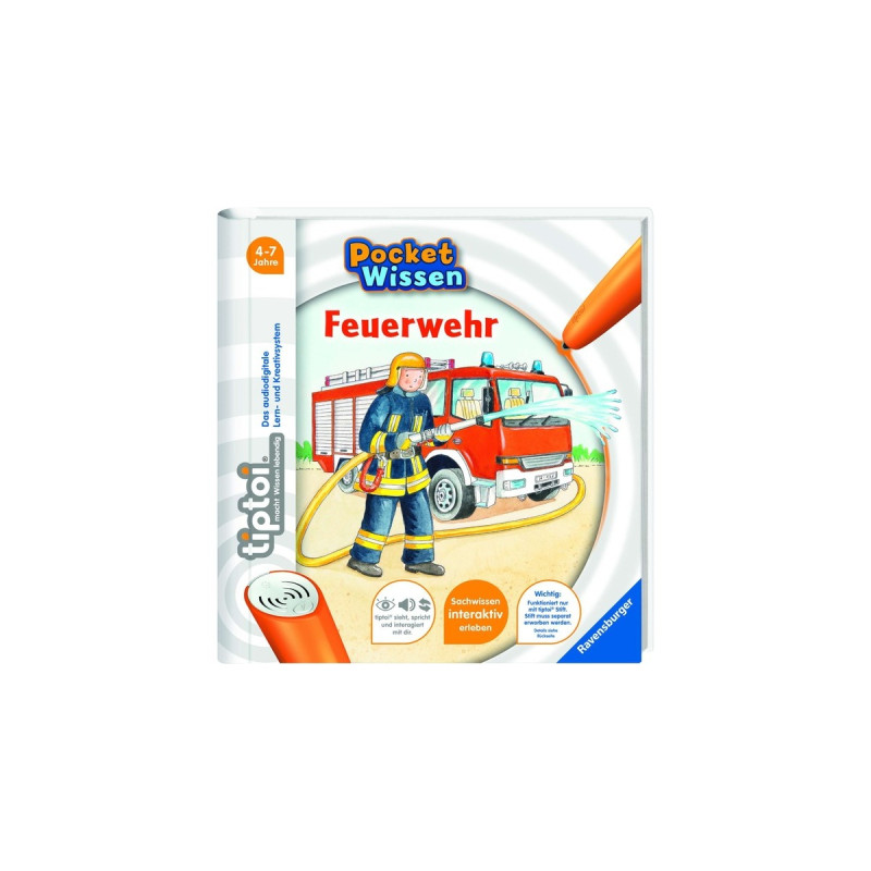 Ravensburger tiptoi Pocket Wissen: Feuerwehr, Lernbuch
