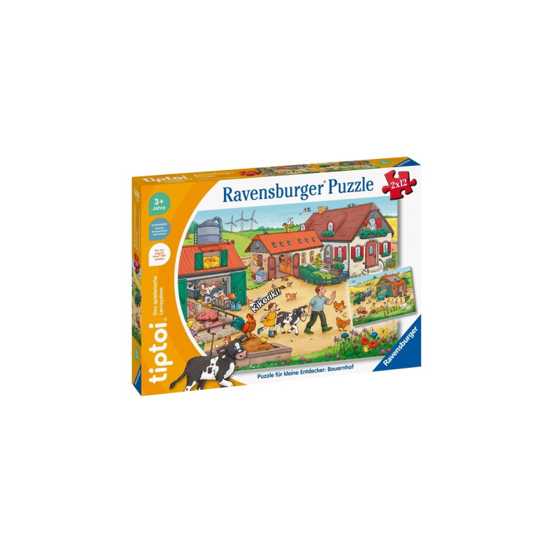 Ravensburger tiptoi Puzzle für kleine Entdecker: Bauernhof