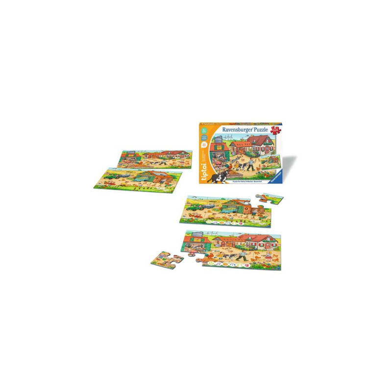 Ravensburger tiptoi Puzzle für kleine Entdecker: Bauernhof