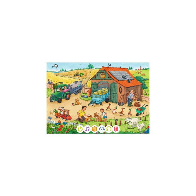Ravensburger tiptoi Puzzle für kleine Entdecker: Bauernhof