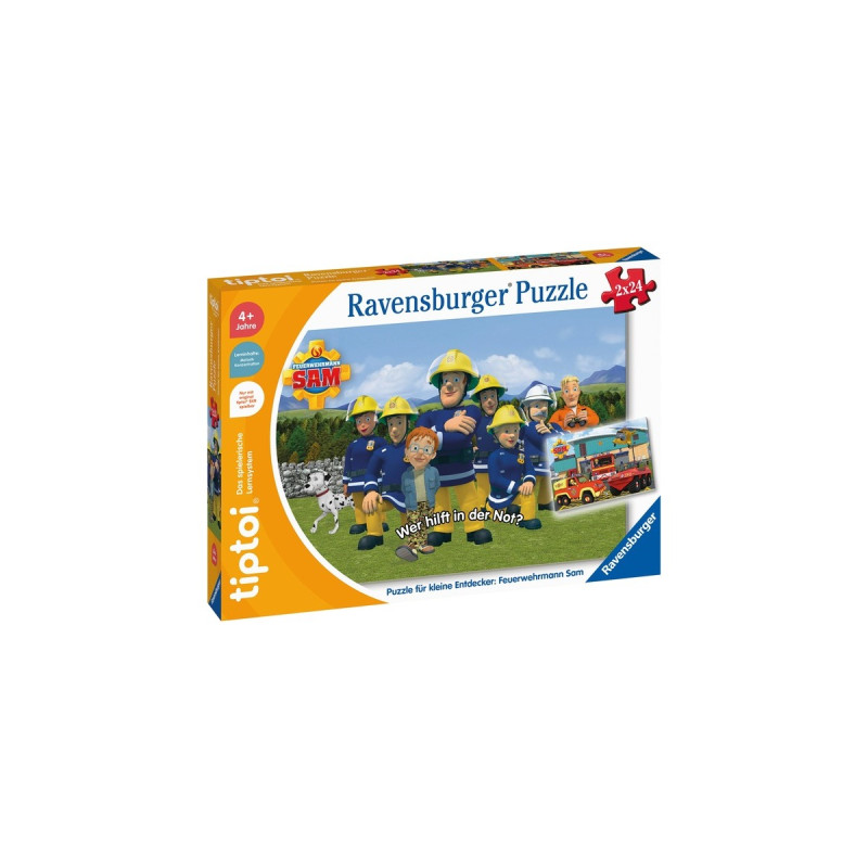 Ravensburger tiptoi Puzzle für kleine Entdecker: Feuerwehrmann Sam