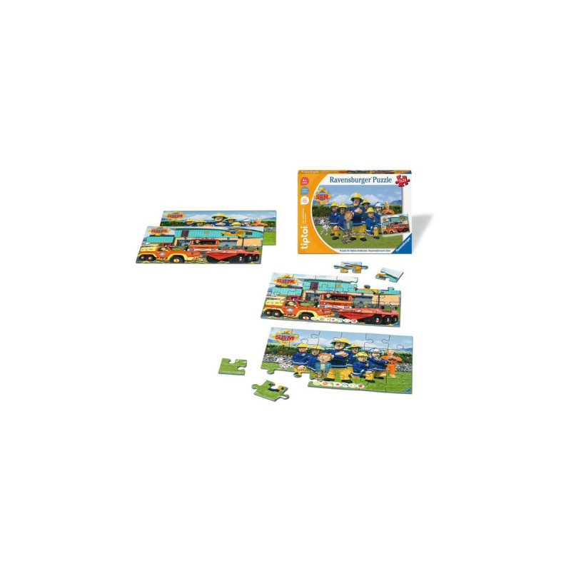 Ravensburger tiptoi Puzzle für kleine Entdecker: Feuerwehrmann Sam