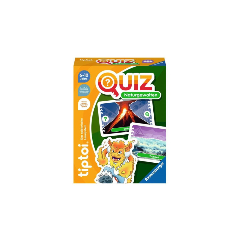Ravensburger tiptoi Quiz Naturgewalten, Quizspiel