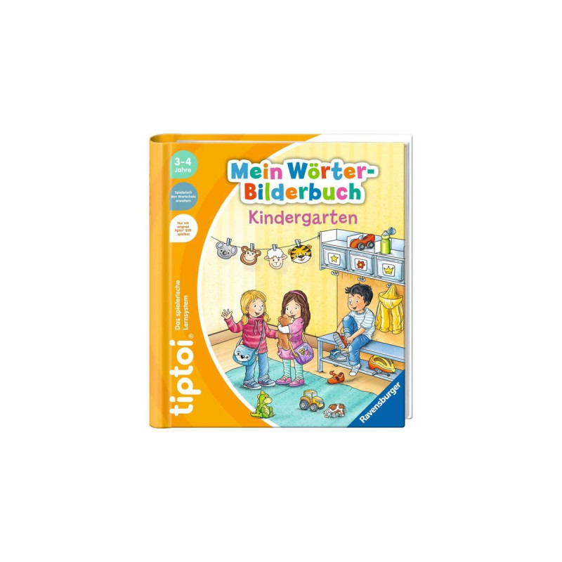 Ravensburger tiptoi Starter-Set: Mein Wörter-Bilderbuch Kindergarten, Lernbuch(Stift und Bilderbuch)