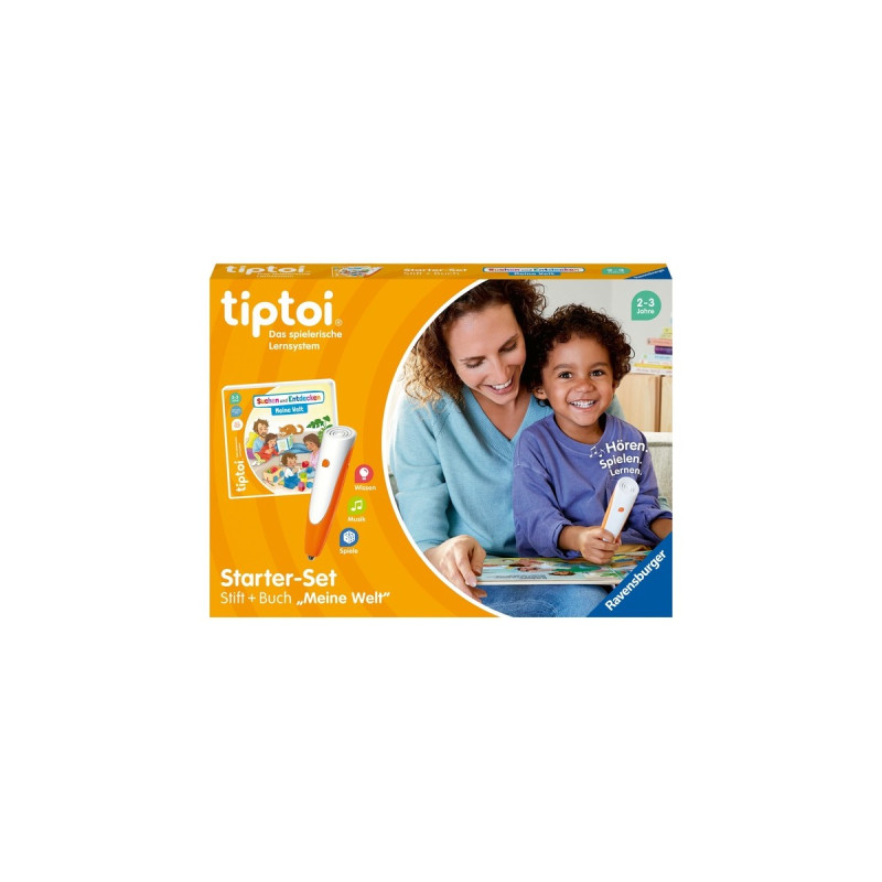 Ravensburger tiptoi Starter-Set: Suchen und Entdecken - Meine Welt, Lernbuch(Stift und Bilderbuch)