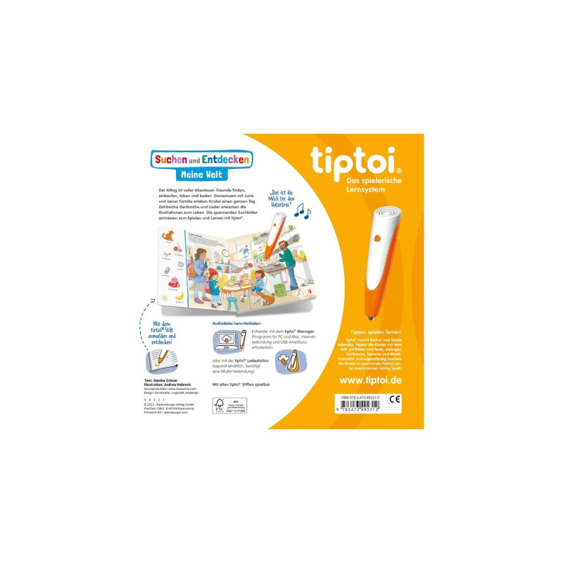 Ravensburger tiptoi Suchen und Entdecken: Meine Welt, Lernbuch