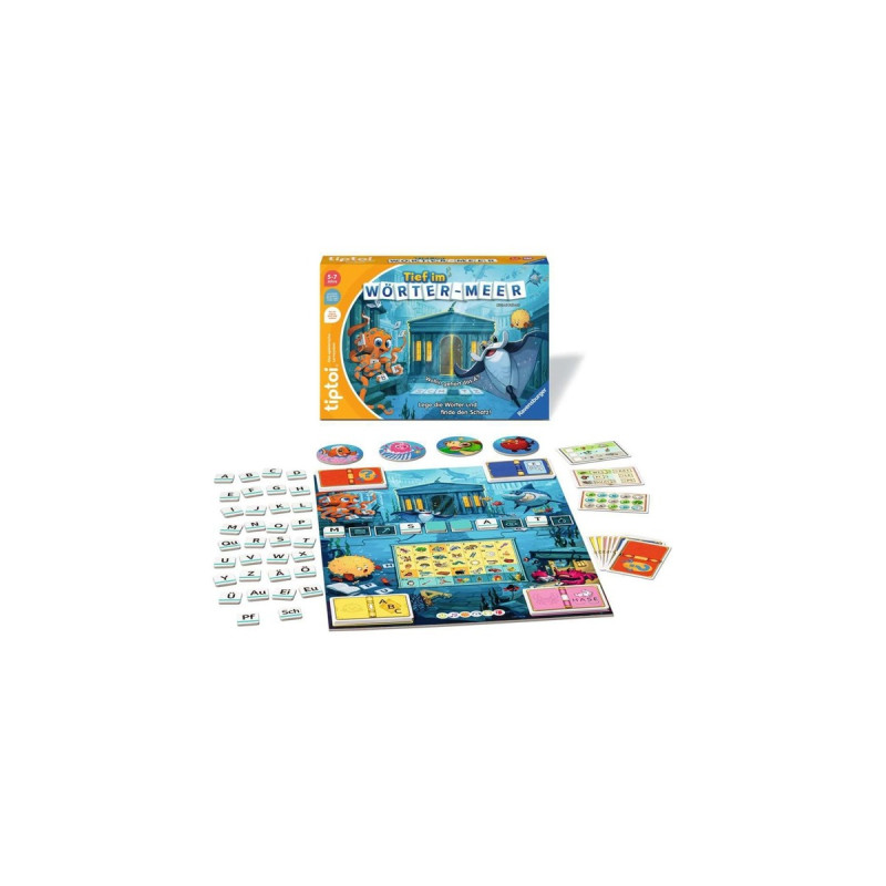 Ravensburger tiptoi Tief im Wörter-Meer, Brettspiel