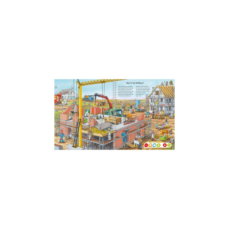Ravensburger tiptoi Wieso? Weshalb? Warum? Komm mit auf die Baustelle, Lernbuch