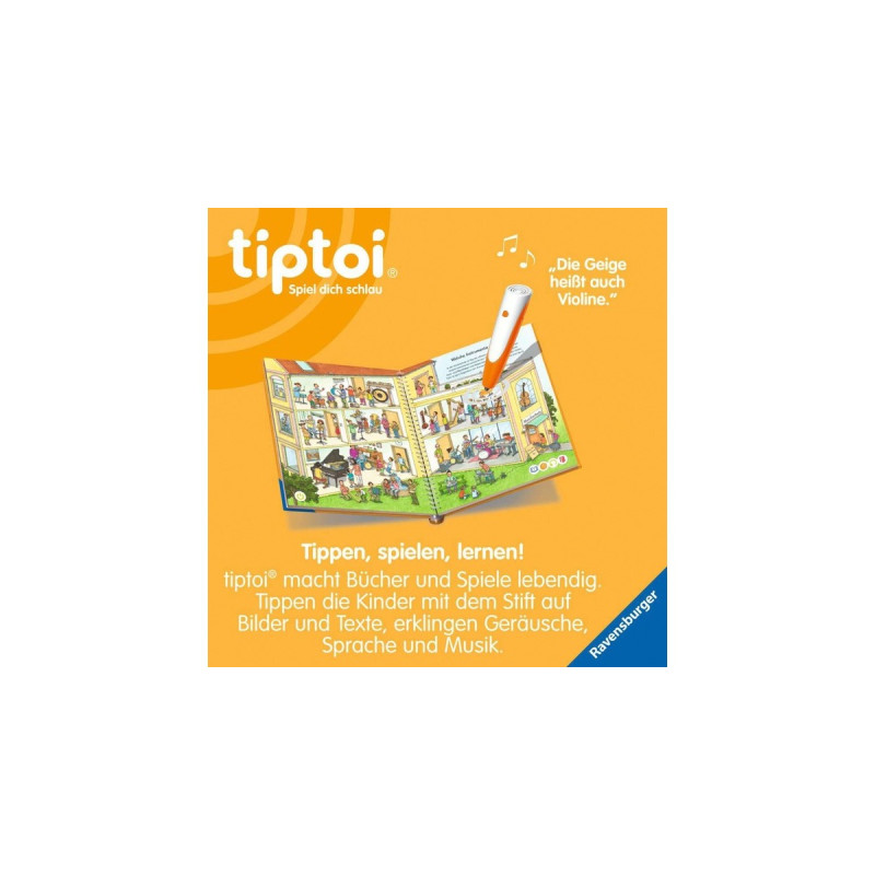 Ravensburger tiptoi Wieso? Weshalb? Warum? Wir entdecken die Musik, Lernbuch