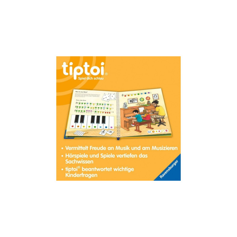 Ravensburger tiptoi Wieso? Weshalb? Warum? Wir entdecken die Musik, Lernbuch