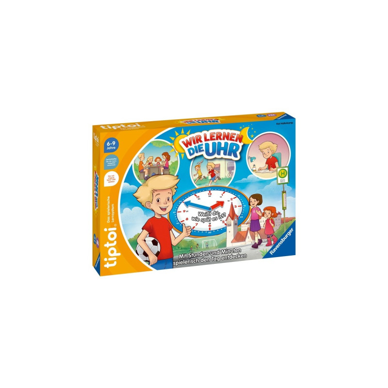 Ravensburger tiptoi Wir lernen die Uhr, Brettspiel