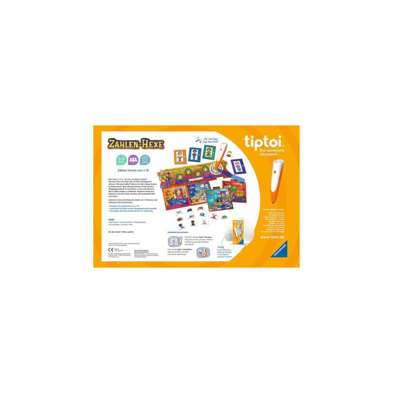 Ravensburger tiptoi Zahlen-Hexe, Brettspiel
