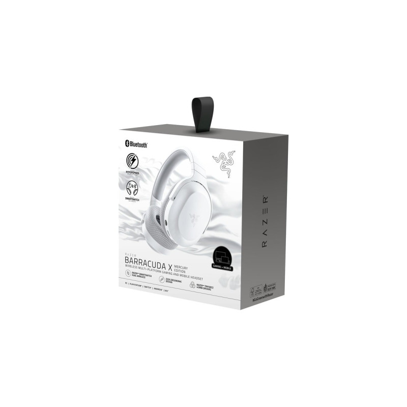 Razer Barracuda X, Gaming-Headset(weiß, USB-Dongle, Bluetooth, Outlet)