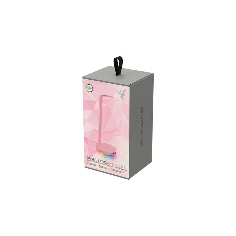 Razer Base Station V2 Chroma, Halterung(pink, USB, Klinke, RGB)