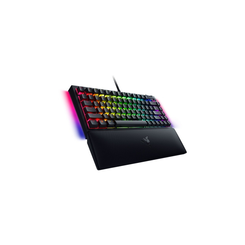 Razer BlackWidow V4 75%, Gaming-Tastatur(schwarz, US-International-Layout, Razer Orange)