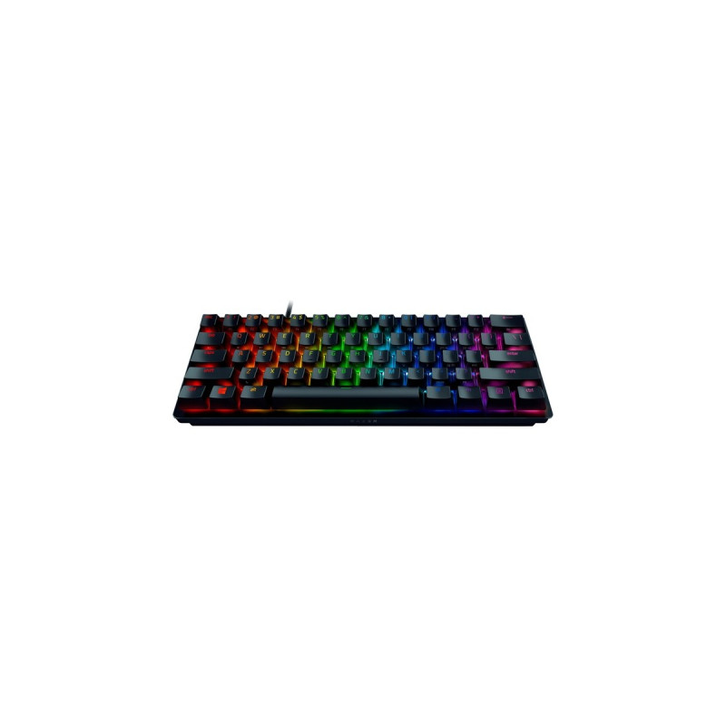 Razer Huntsman Mini, Gaming-Tastatur(schwarz, DE-Layout, Razer Linear Optical (Red))