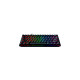 Razer Huntsman Mini, Gaming-Tastatur(schwarz, DE-Layout, Razer Clicky Optical (Purple))