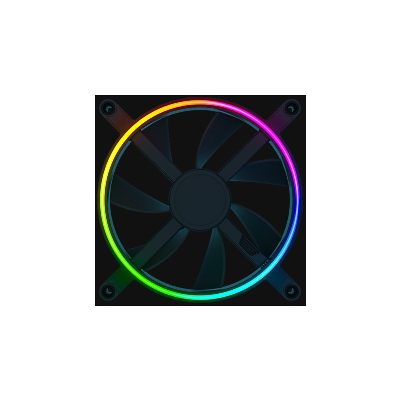 Razer Kunai Chroma - 140MM 3x 140x140x25mm, Gehäuselüfter(schwarz, 3er Pack)