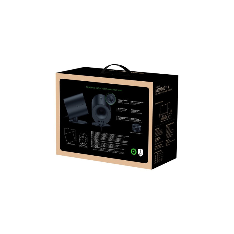 Razer Nommo V2 X, Lautsprecher(schwarz, USB, Bluetooth)