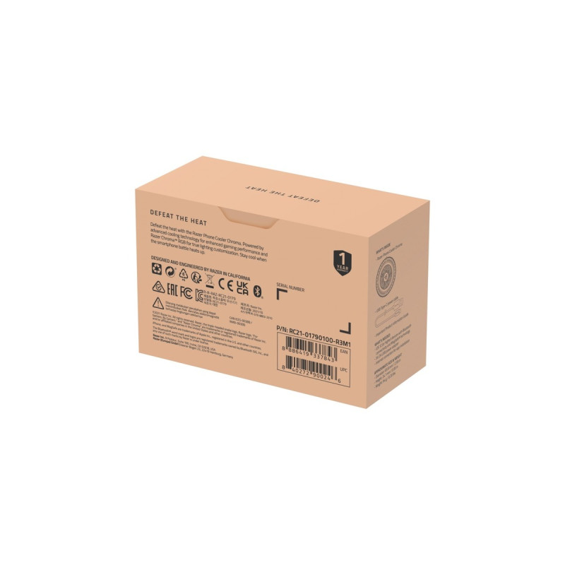 Razer Phone Cooler Chroma MagSafe, Kühlkörper(schwarz, iPhone MagSafe kompatibel ab iOS 12)