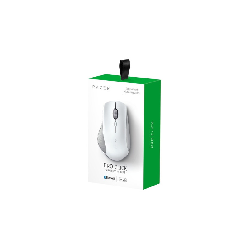 Razer Pro Click, Maus(weiß/grau)