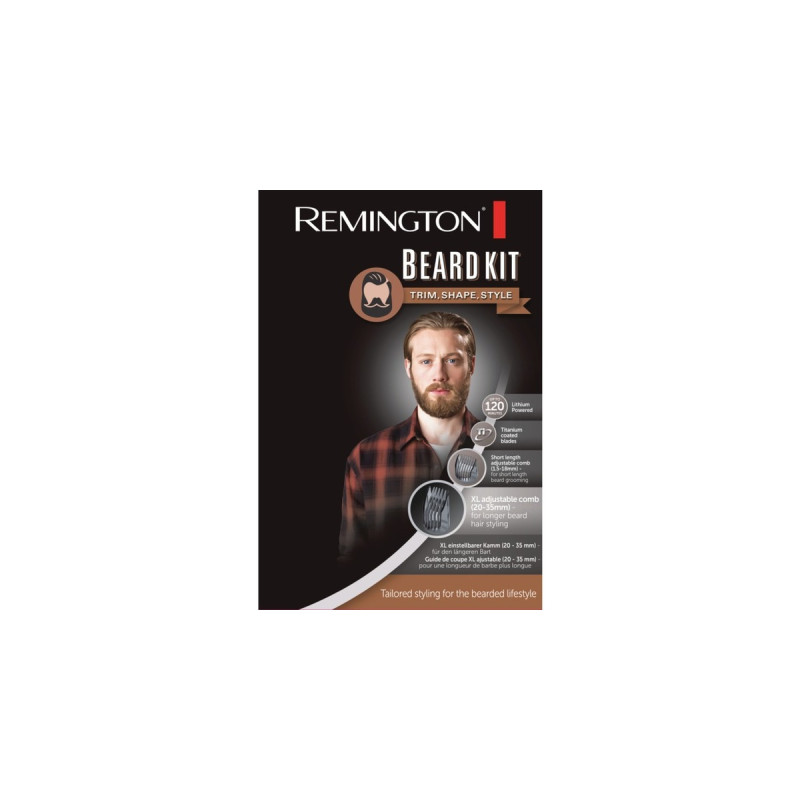 Remington Beard-Kit MB4046, Bartschneider(schwarz/braun)
