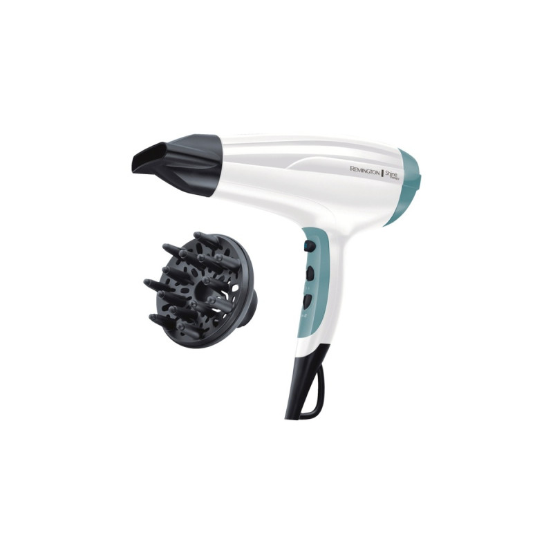 Remington Shine Therapy D5216, Haartrockner(weiß/türkis)