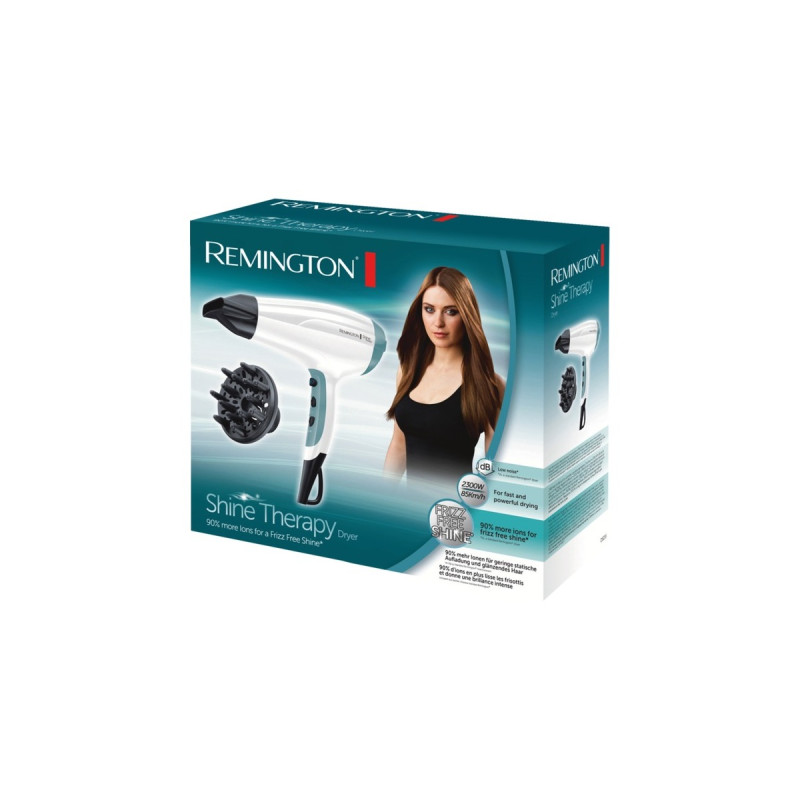 Remington Shine Therapy D5216, Haartrockner(weiß/türkis)