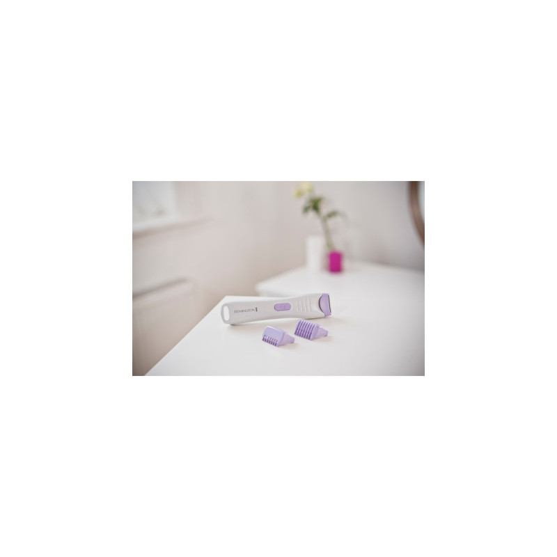 Remington smooth&silky Bikini-Trimmer BKT4000, Haarentferner(weiß/lavendel)